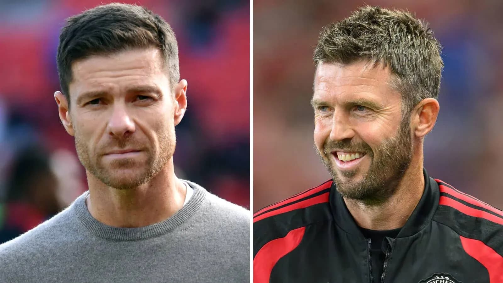 Two football coaches in separate portraits Two football coaches in separate portraits