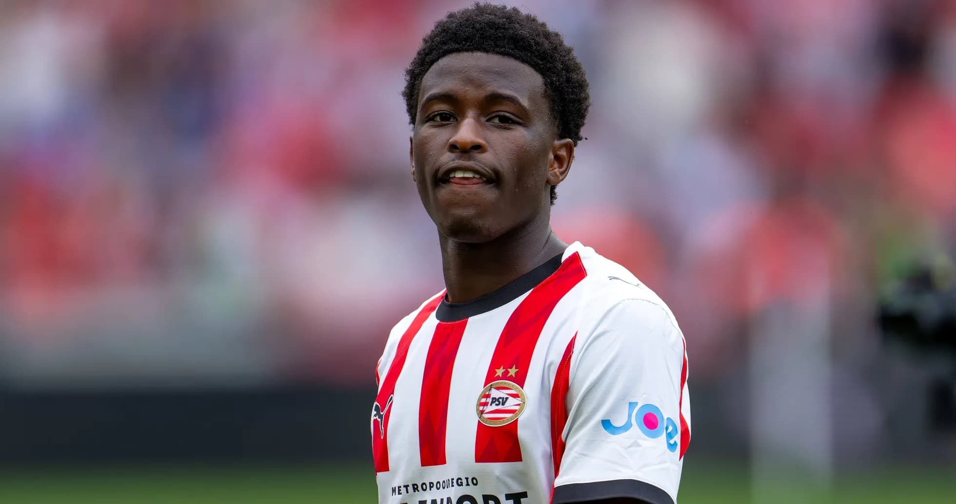 Player in PSV Eindhoven jersey during match Player in PSV Eindhoven jersey during match