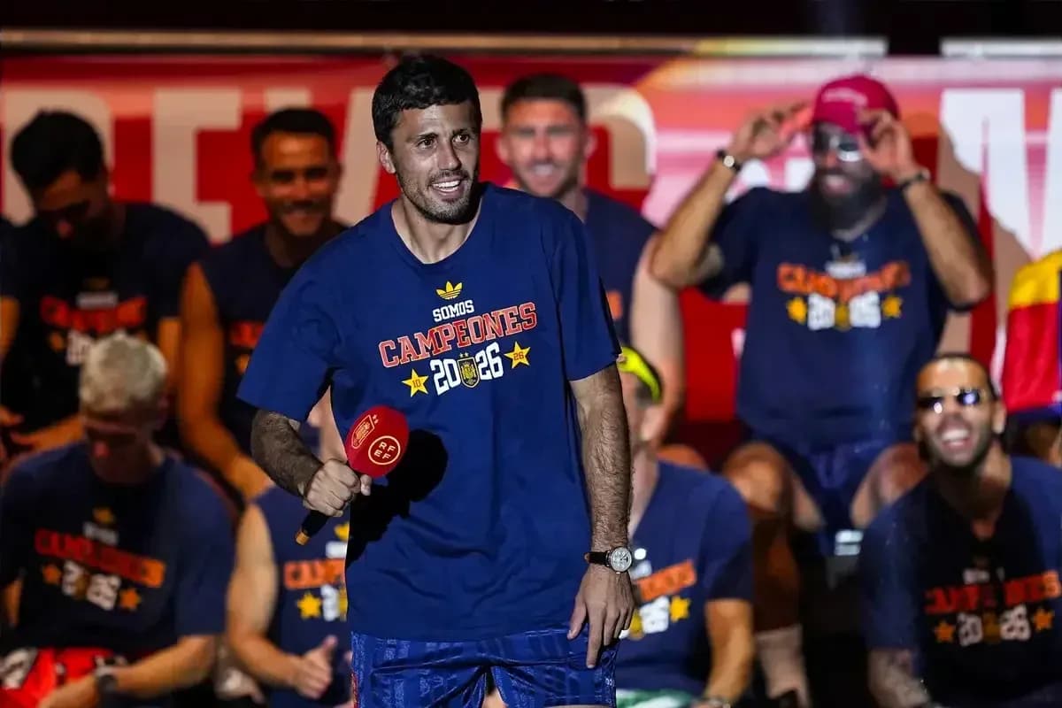Player celebrating with teammates at championship event Player celebrating with teammates at championship event