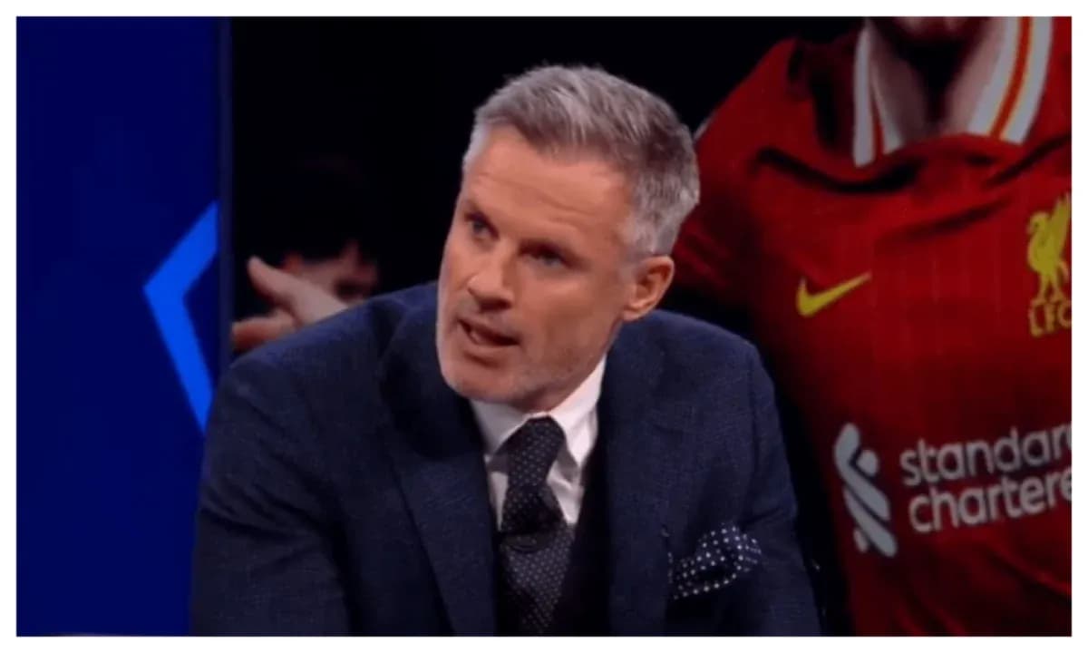 Football analyst discussing match on broadcast set Football analyst discussing match on broadcast set