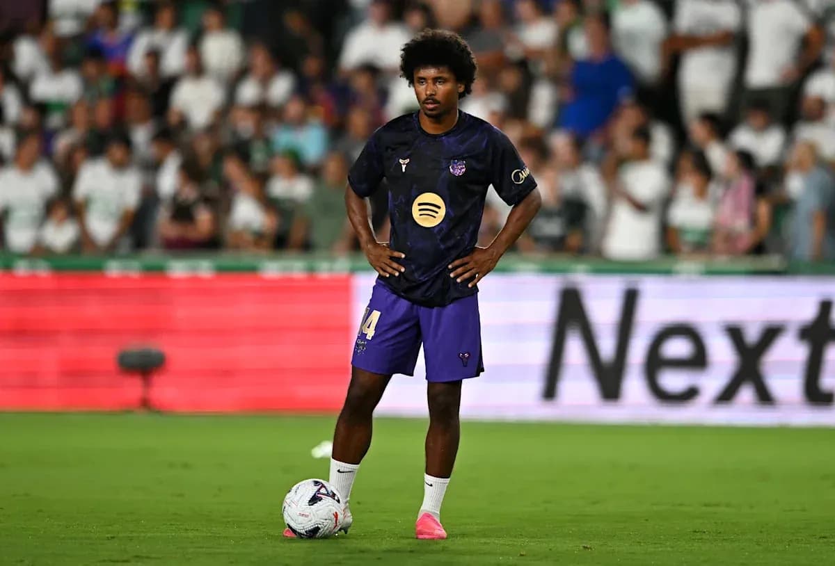 Player standing near the ball during a match Player standing near the ball during a match
