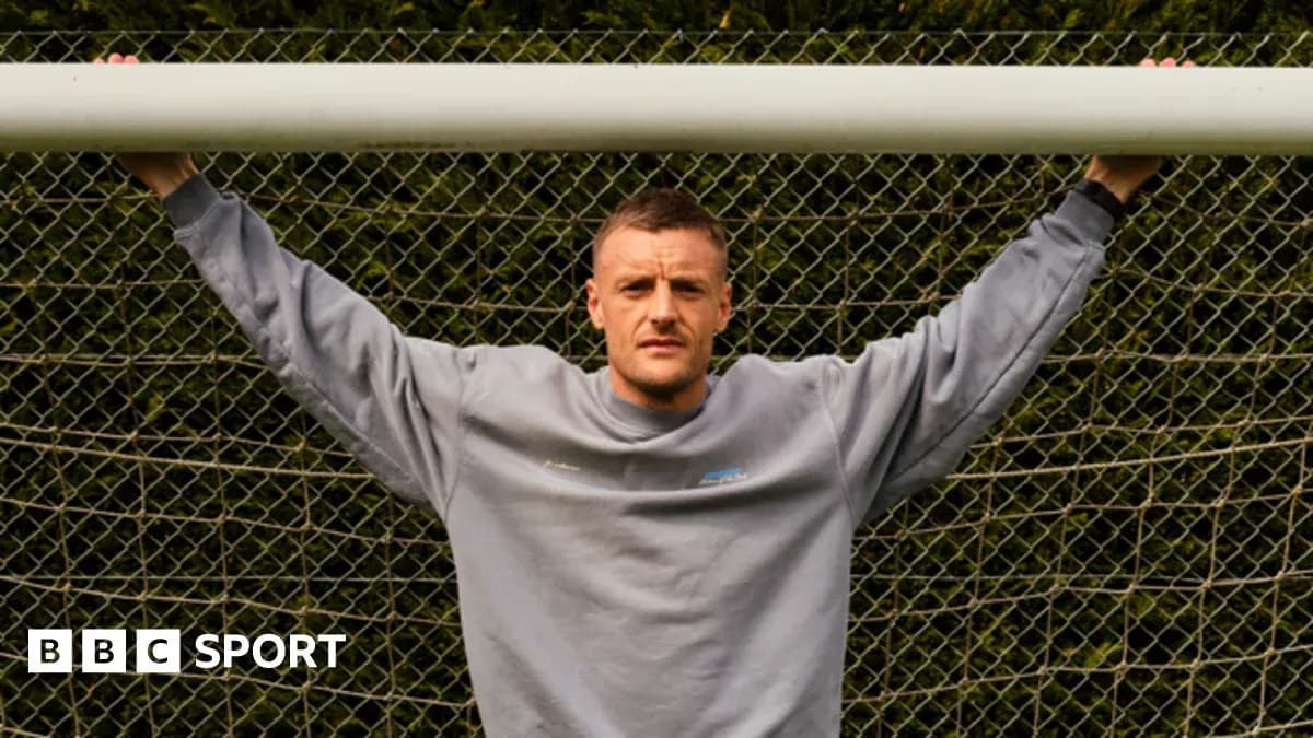 Player posing in front of goalpost at training Player posing in front of goalpost at training