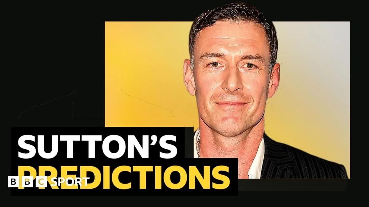 Man presenting sports predictions on graphic background Man presenting sports predictions on graphic background