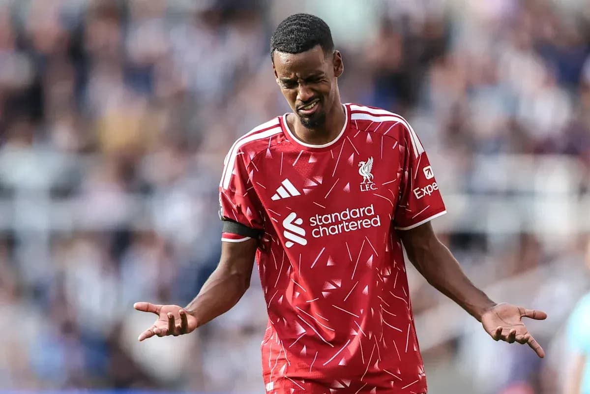 Liverpool player reacting during a match Liverpool player reacting during a match