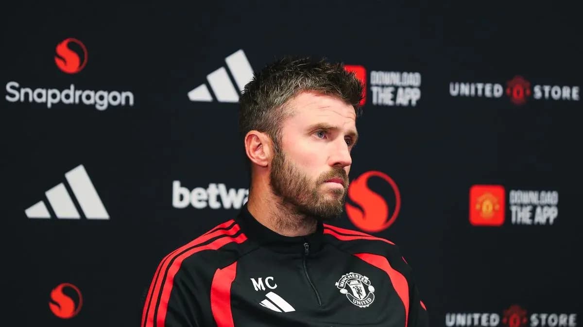 Manchester United coach at press conference Manchester United coach at press conference