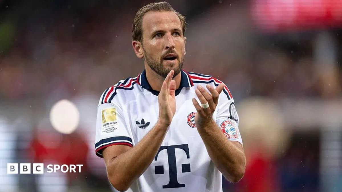 Player applauding fans during Bayern Munich match Player applauding fans during Bayern Munich match