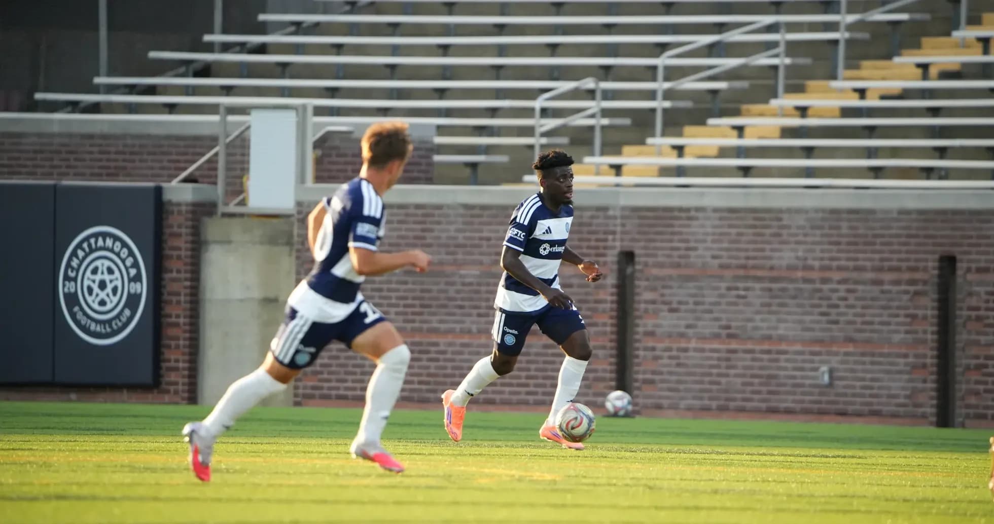 Chattanooga players during MLS Next Pro match Chattanooga players during MLS Next Pro match