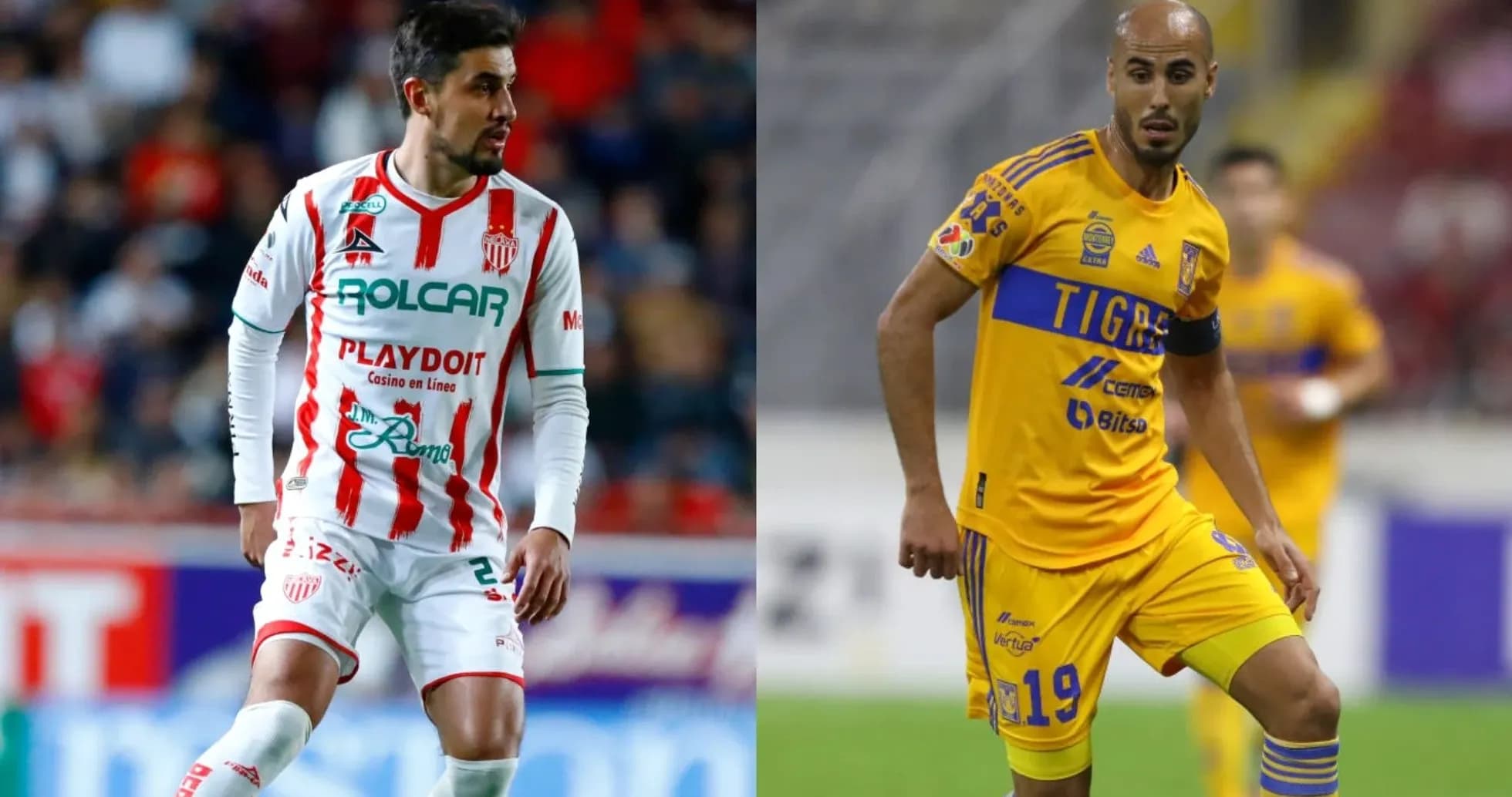 Tigres UANL and Necaxa players during match Tigres UANL and Necaxa players during match