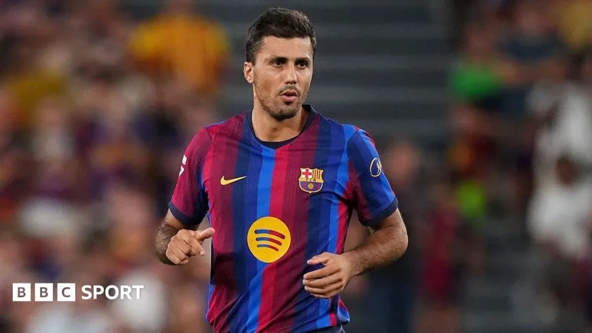 Barcelona player running on the pitch during match Barcelona player running on the pitch during match