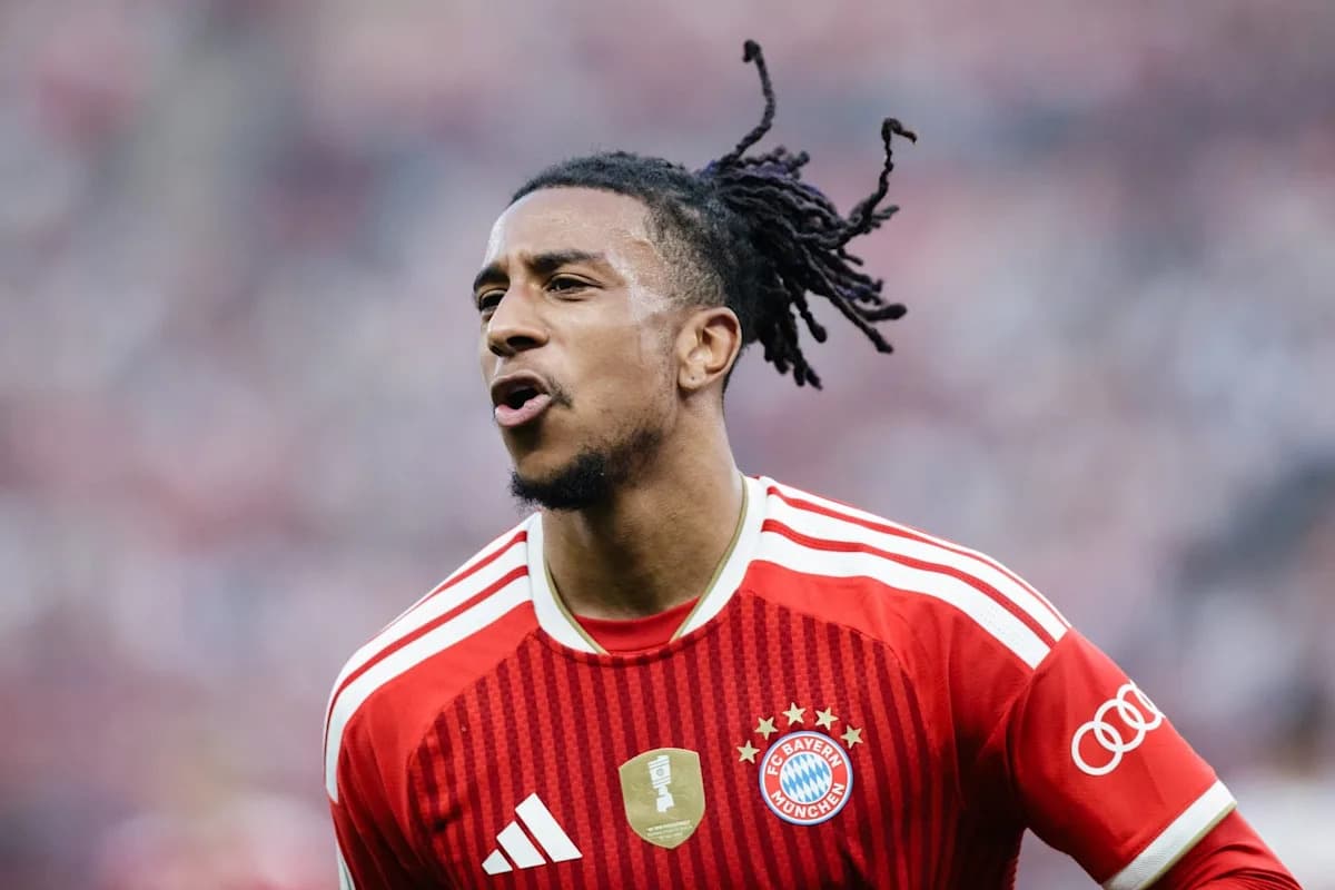 Bayern Munich player celebrating during match Bayern Munich player celebrating during match