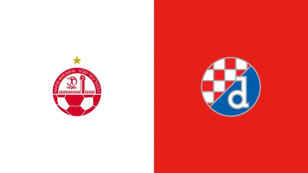 Logos of Hapoel Beer Sheva and Dinamo Zagreb Logos of Hapoel Beer Sheva and Dinamo Zagreb