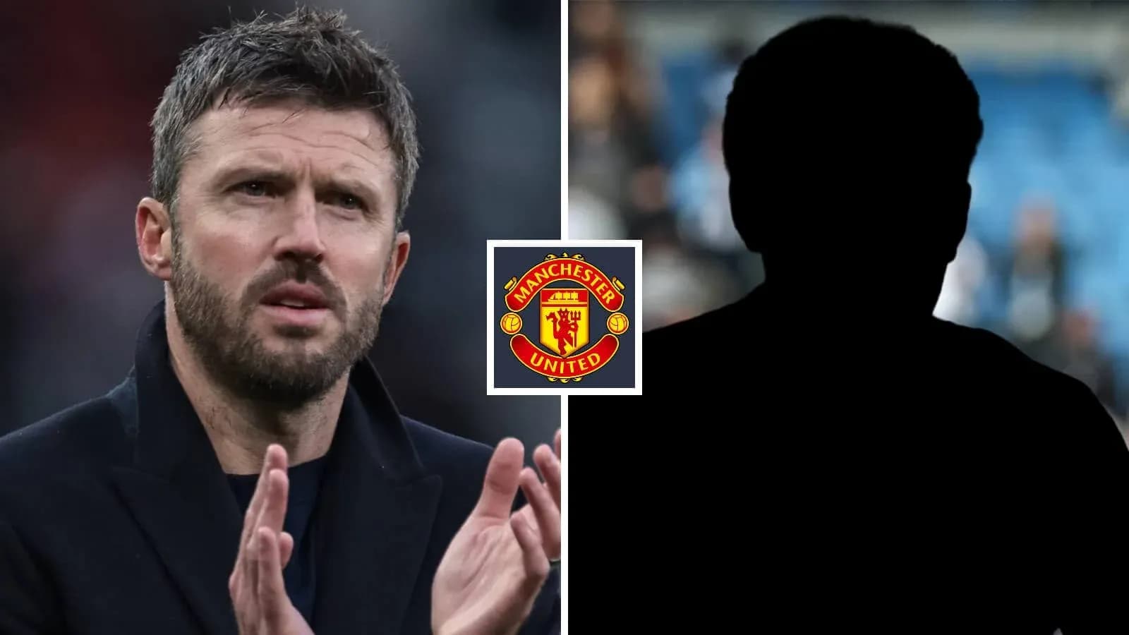 Coach applauding with Manchester United logo displayed Coach applauding with Manchester United logo displayed