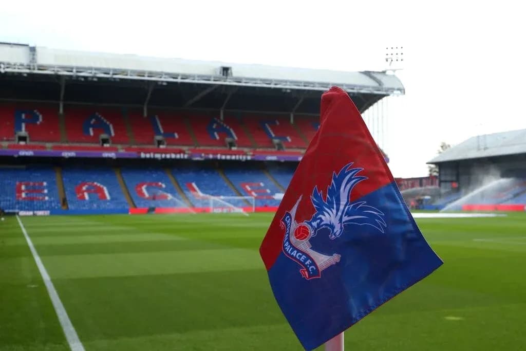 Corner flag at Selhurst Park, home of Crystal Palace Corner flag at Selhurst Park, home of Crystal Palace