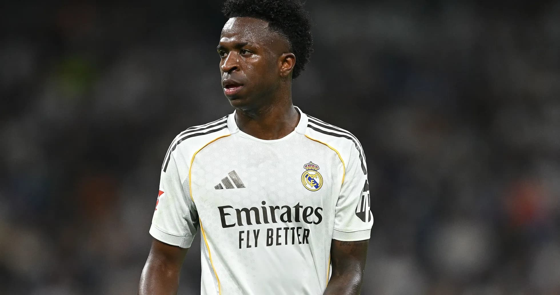 Player in Real Madrid kit during match Player in Real Madrid kit during match