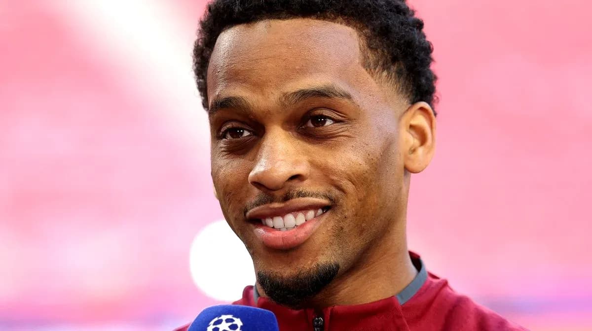 Player speaking during a pre-match interview Player speaking during a pre-match interview