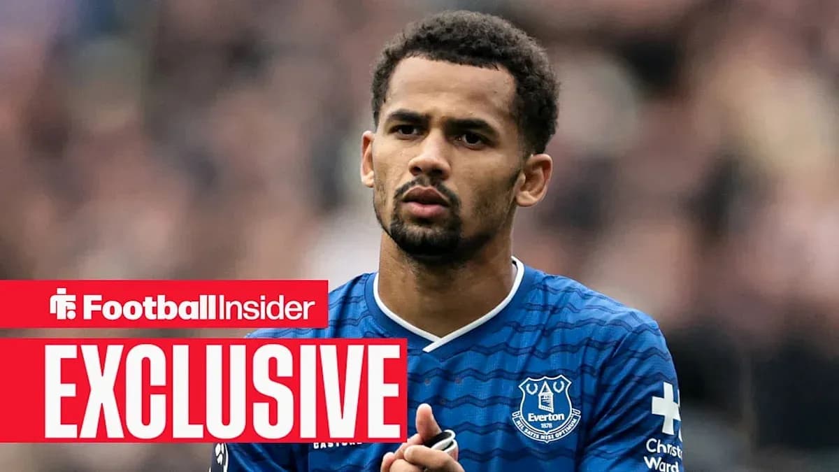 Player in Everton jersey looking focused during match Player in Everton jersey looking focused during match