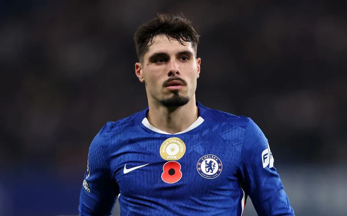 Player wearing Chelsea jersey during match Player wearing Chelsea jersey during match