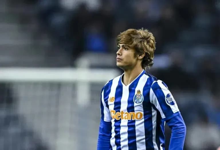 Player wearing Porto jersey during a match Player wearing Porto jersey during a match