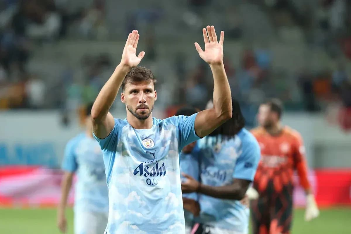 Player applauding fans after the match Player applauding fans after the match