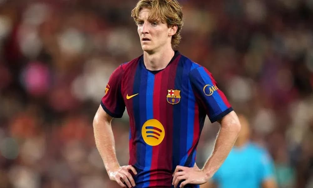 Barcelona player standing on the pitch during match Barcelona player standing on the pitch during match