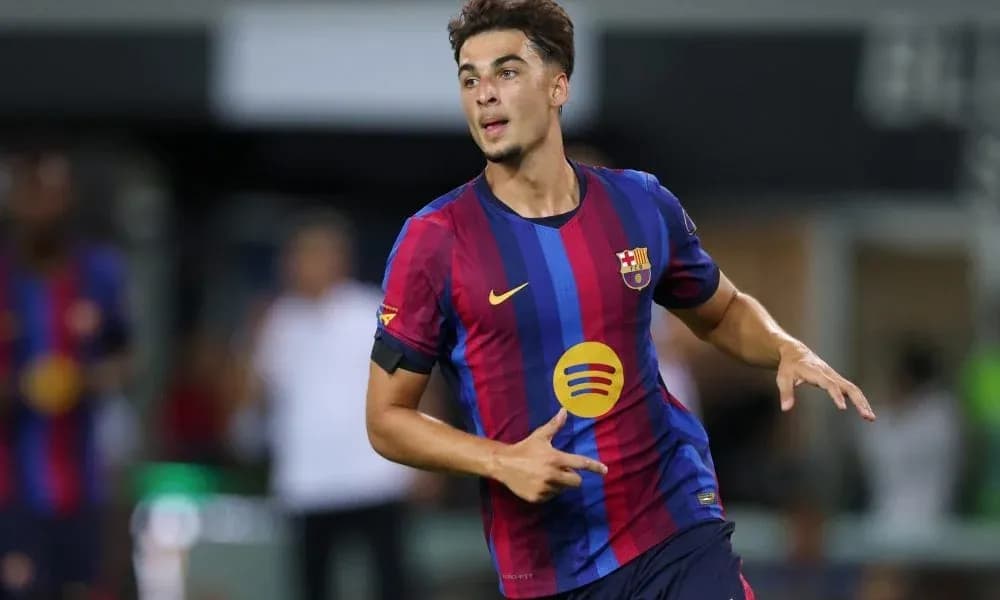 Player celebrating during match in Barcelona kit Player celebrating during match in Barcelona kit