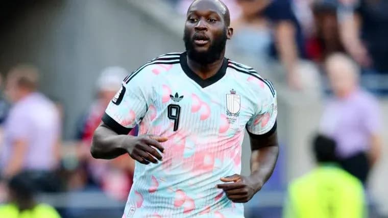 Player wearing Belgium jersey during match action Player wearing Belgium jersey during match action