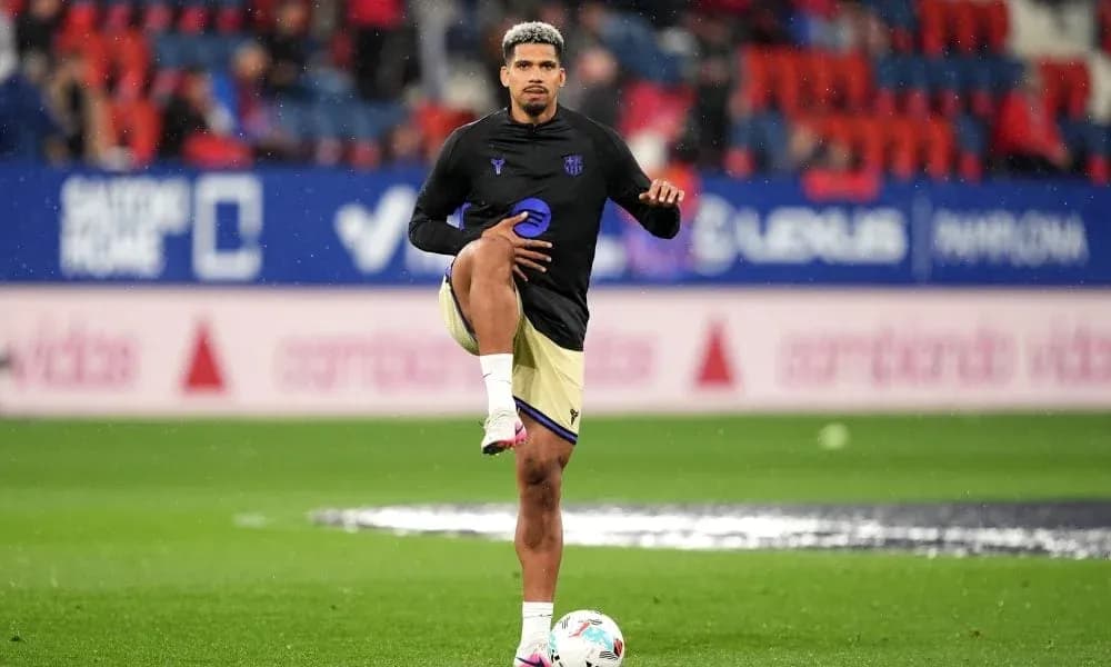 Player warming up on the field before match Player warming up on the field before match