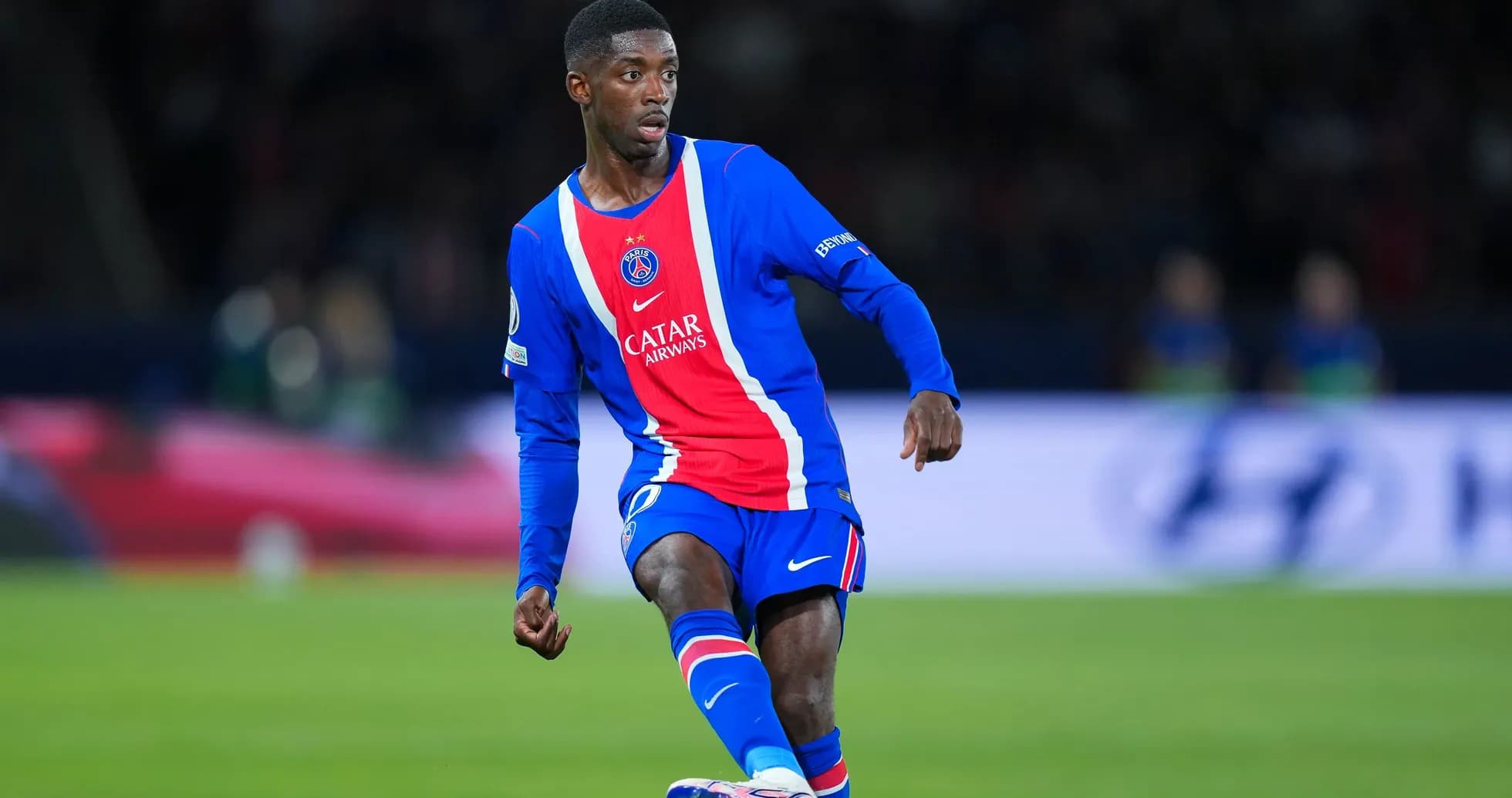 Player in Paris Saint-Germain kit during match Player in Paris Saint-Germain kit during match