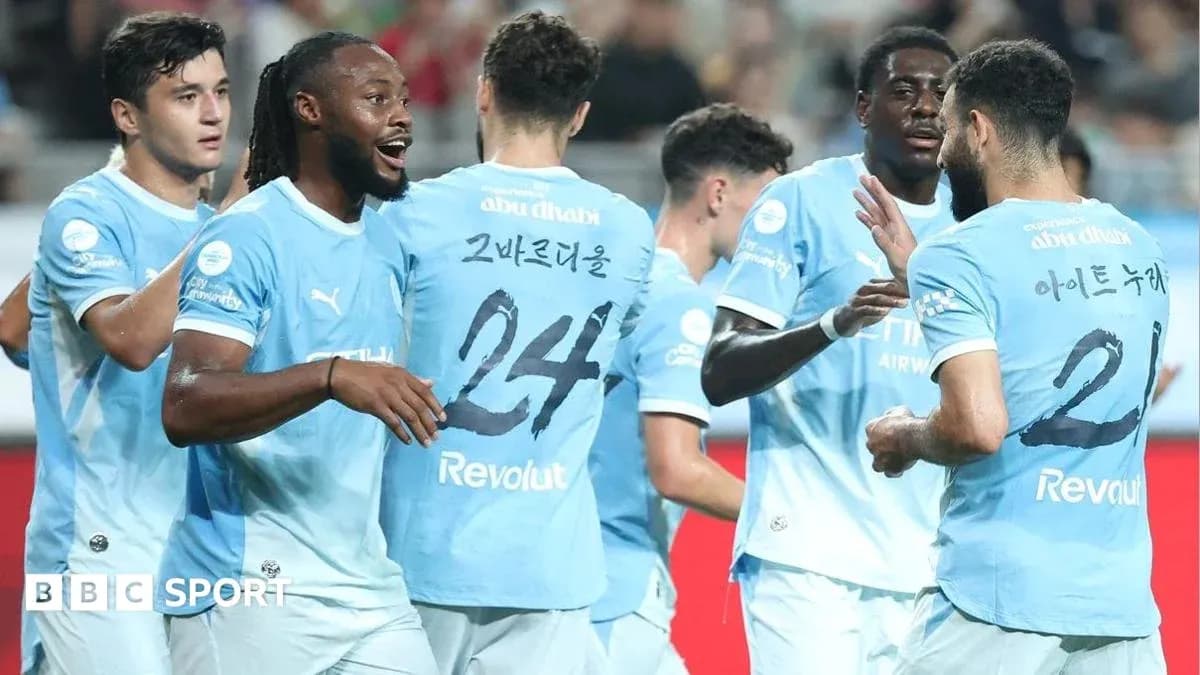 Players celebrating a goal during a match Players celebrating a goal during a match