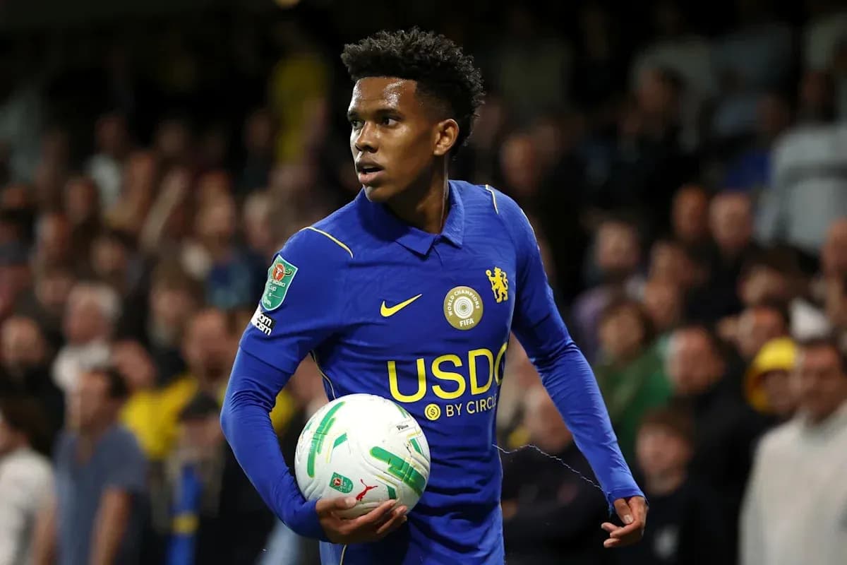 Player in blue jersey holding football on pitch Player in blue jersey holding football on pitch