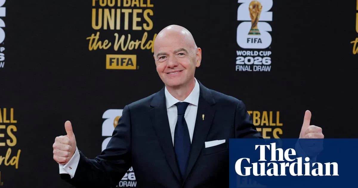 Gianni Infantino at FIFA World Cup 2026 draw event Gianni Infantino at FIFA World Cup 2026 draw event