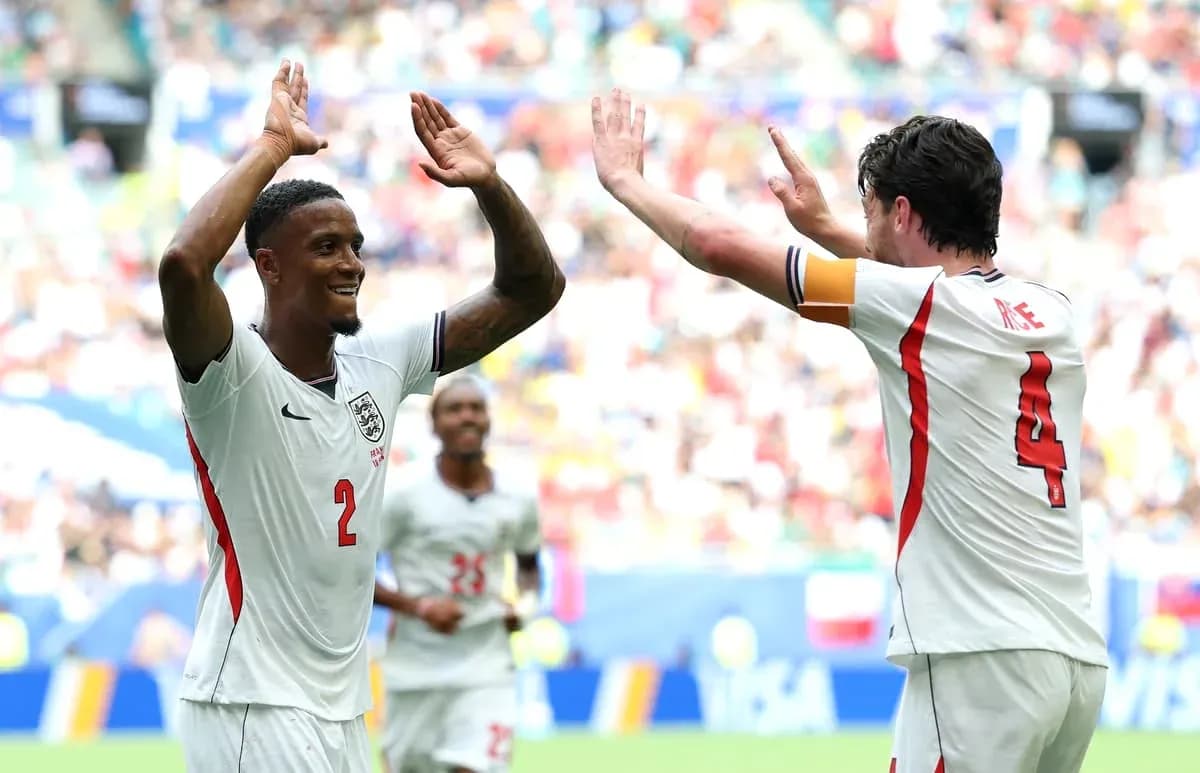 Players celebrating during a football match Players celebrating during a football match