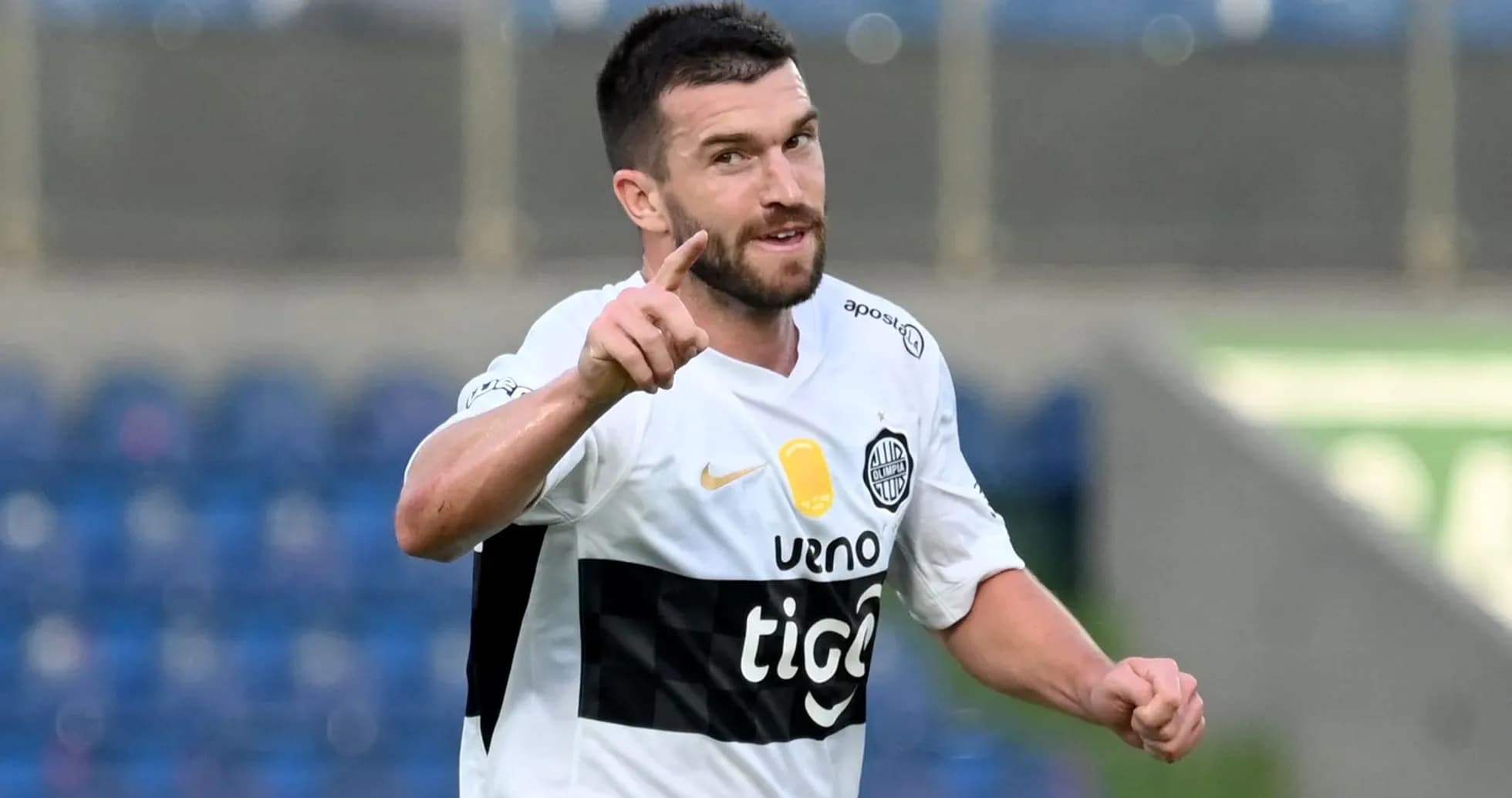 Player celebrating a goal during a match Player celebrating a goal during a match