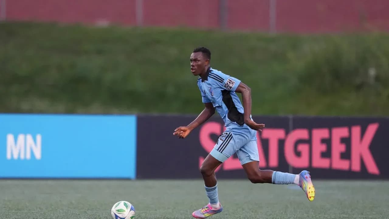 Player in action during Minnesota United II match Player in action during Minnesota United II match