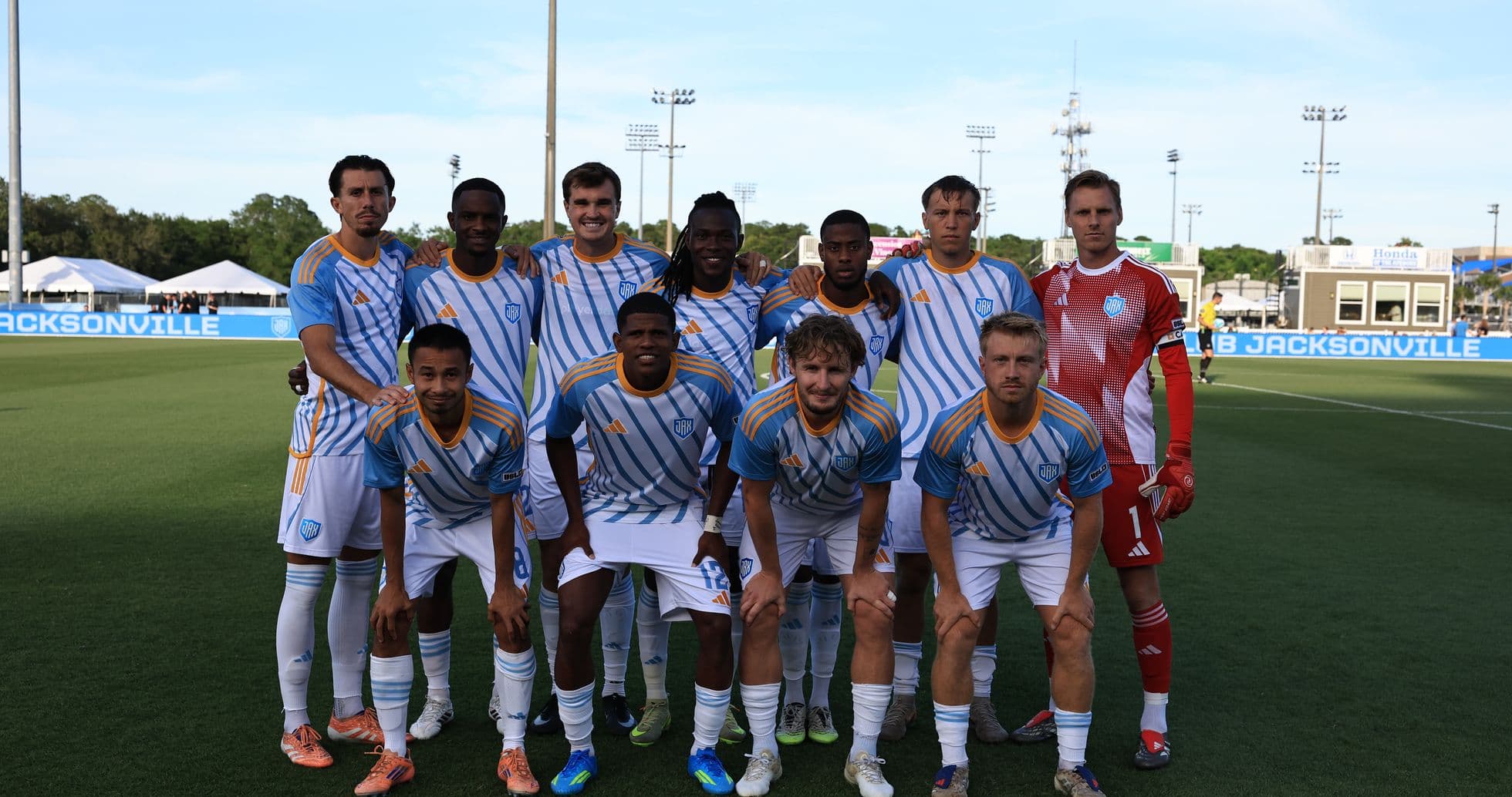 Sporting JAX team photo before USL match Sporting JAX team photo before USL match
