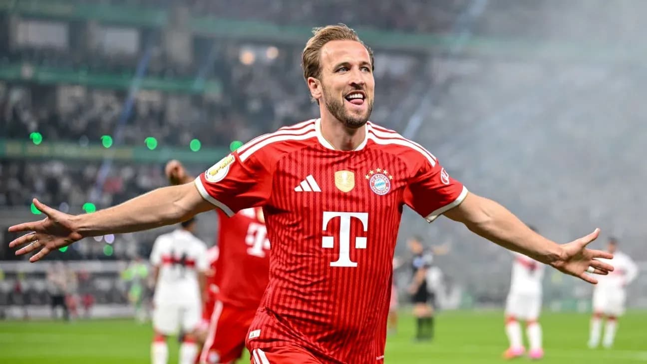 Bayern Munich player celebrating a goal Bayern Munich player celebrating a goal