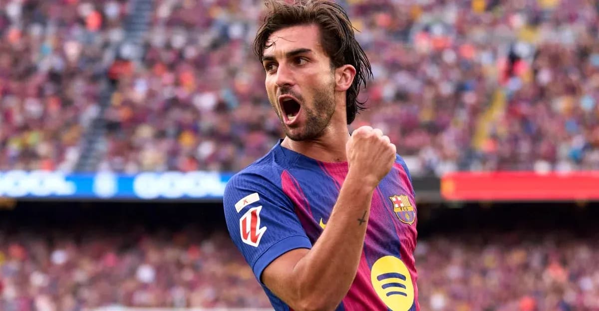 Player celebrating a goal for FC Barcelona Player celebrating a goal for FC Barcelona