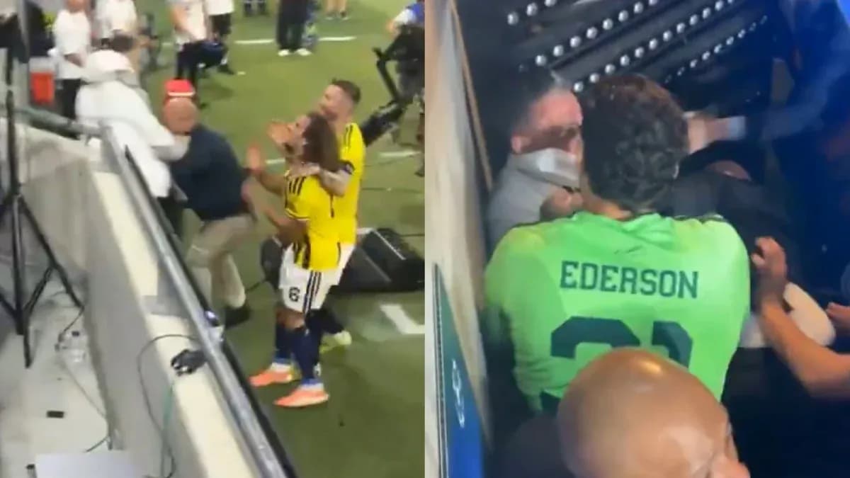 Players and staff involved in altercation after match Players and staff involved in altercation after match