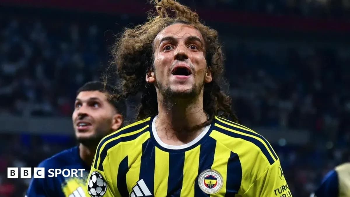 Fenerbahce player celebrating a goal during match Fenerbahce player celebrating a goal during match
