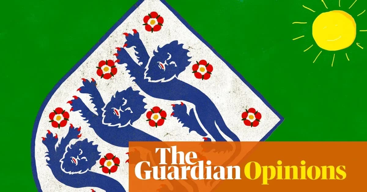 Stylized England coat of arms with sun and flowers Stylized England coat of arms with sun and flowers