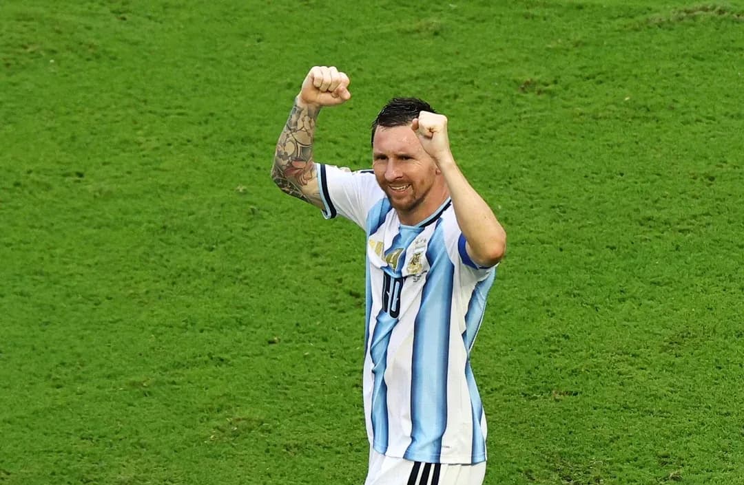 Player celebrating on the field during match Player celebrating on the field during match