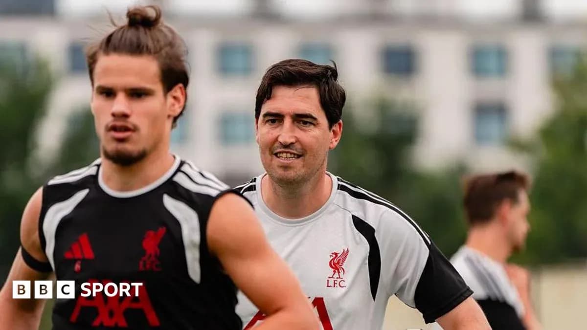 Players training at Liverpool FC training ground Players training at Liverpool FC training ground