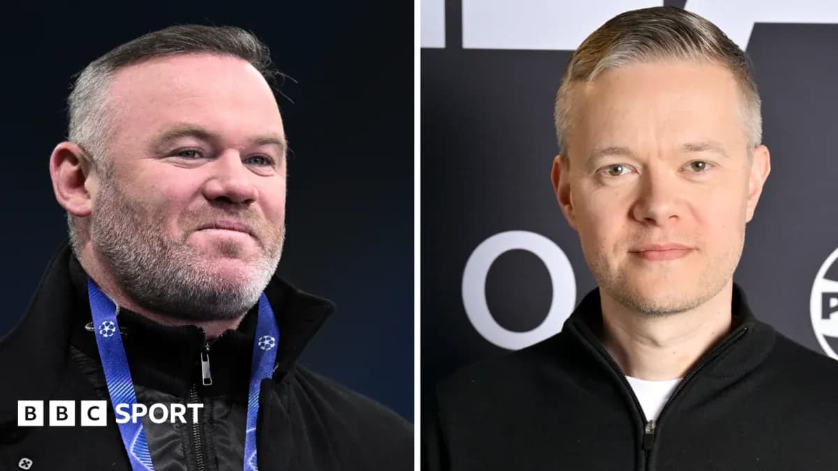 Wayne Rooney and another man at an event Wayne Rooney and another man at an event