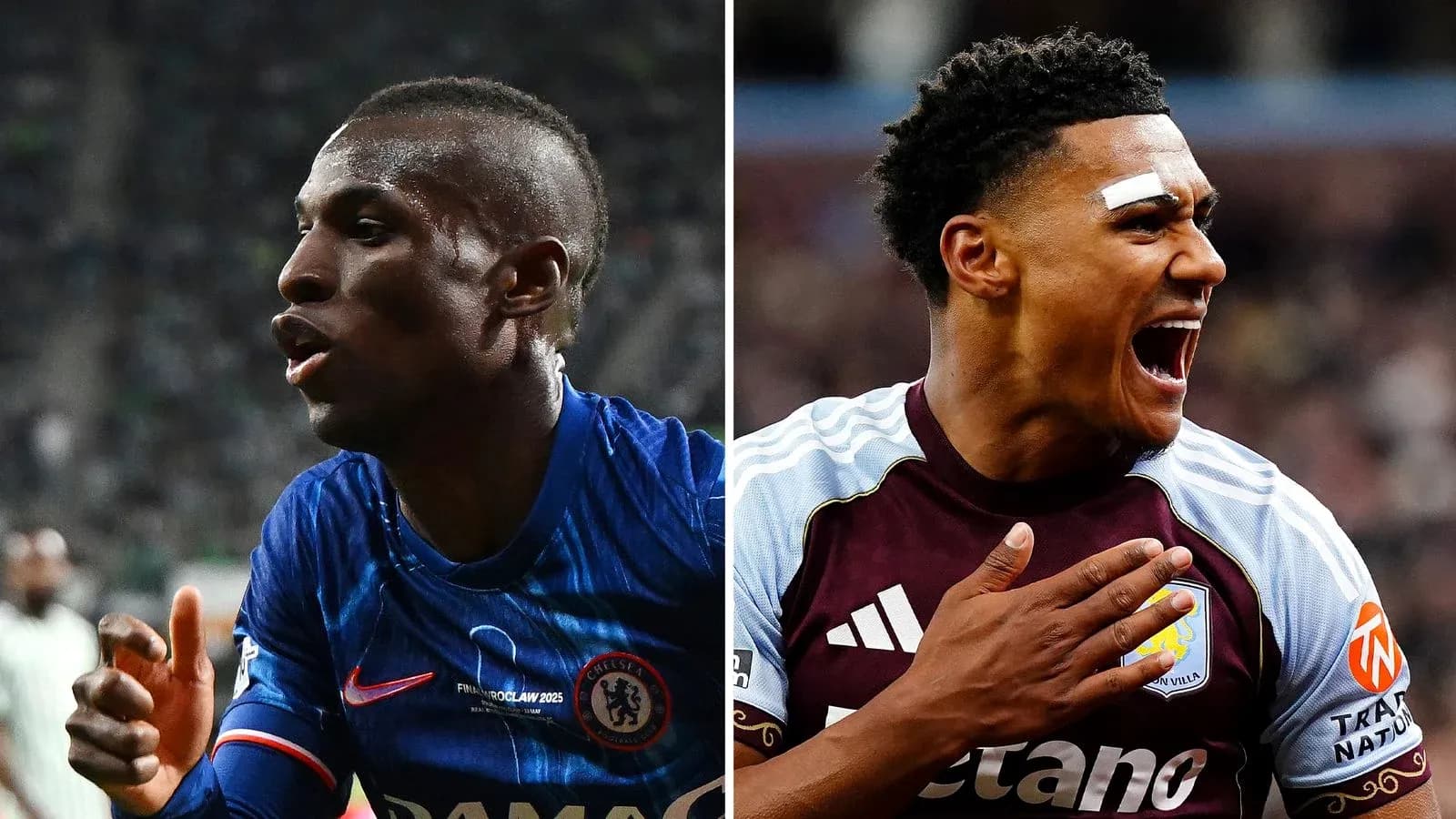 Two players celebrating goals during a match Two players celebrating goals during a match