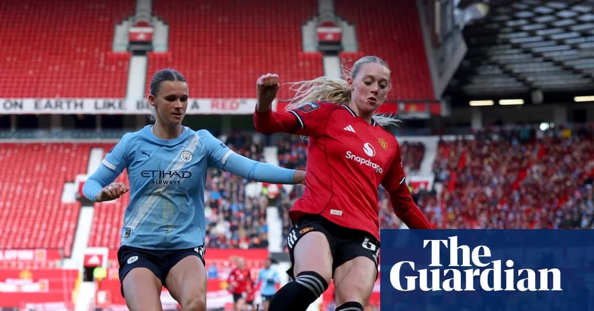 Players from Manchester City and Manchester United competing Players from Manchester City and Manchester United competing