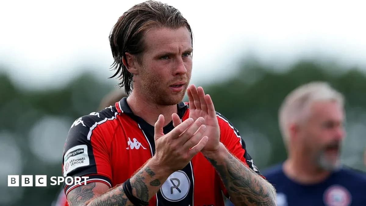 Player applauding fans after the match Player applauding fans after the match