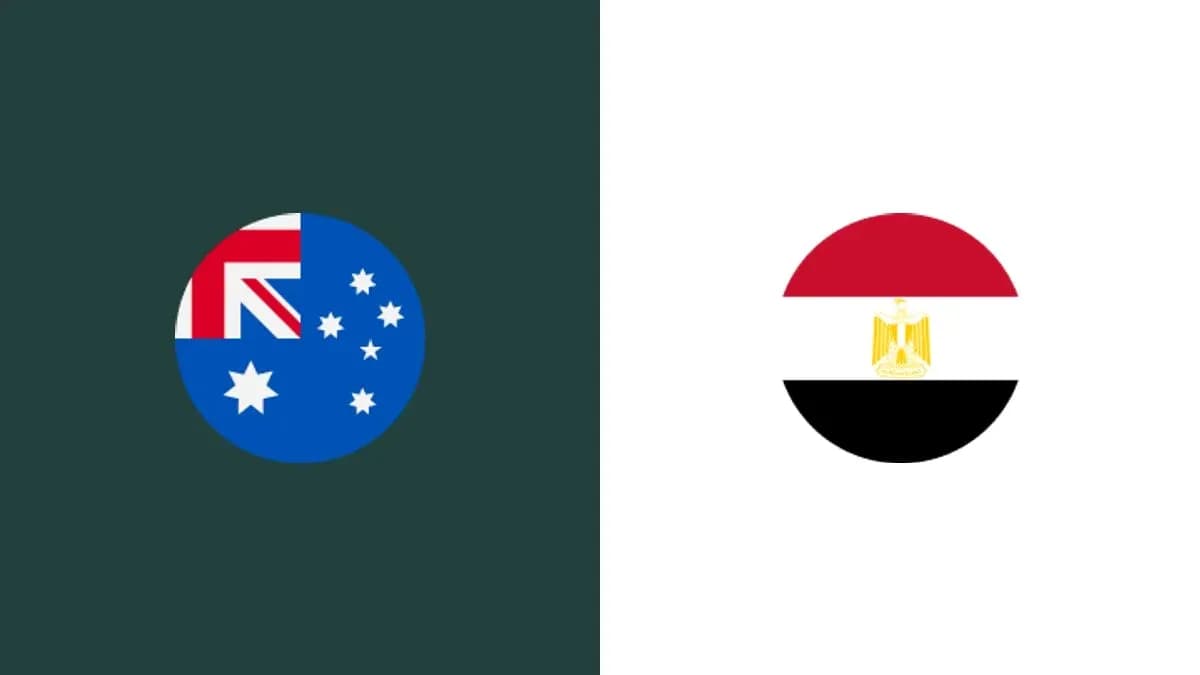 Flags of Australia and Egypt side by side Flags of Australia and Egypt side by side