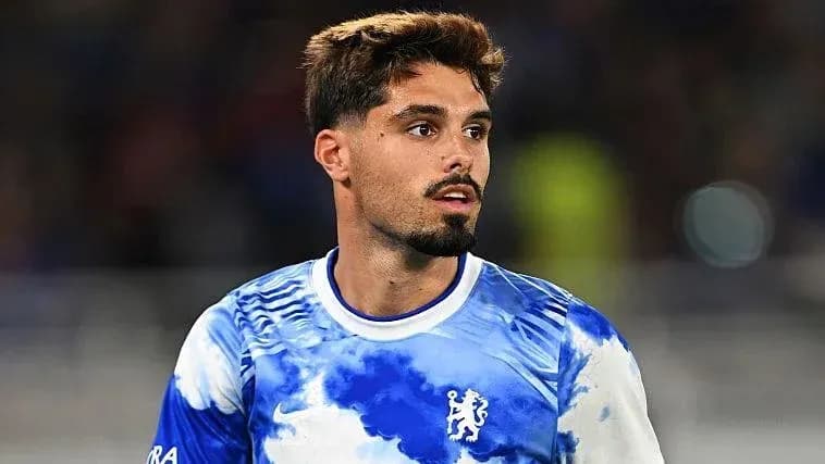 Player wearing Chelsea jersey during match Player wearing Chelsea jersey during match