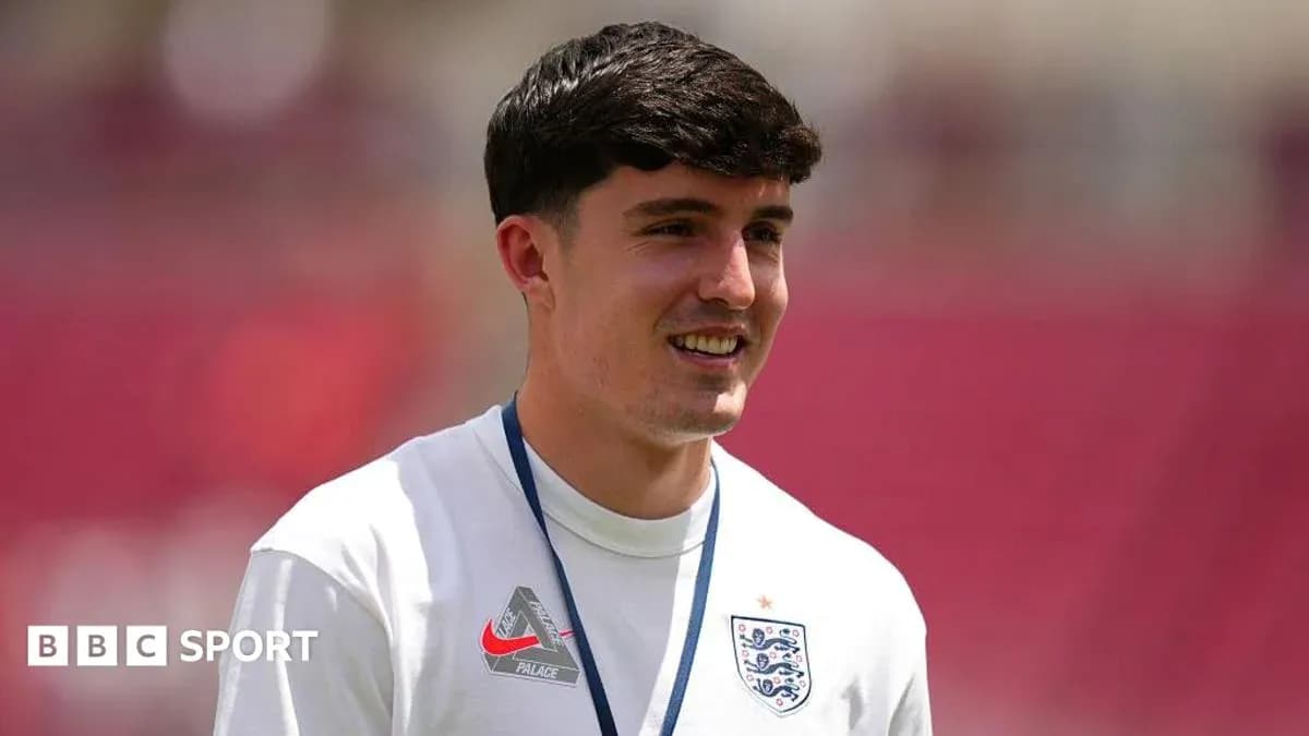 Player in England training kit smiling during session Player in England training kit smiling during session