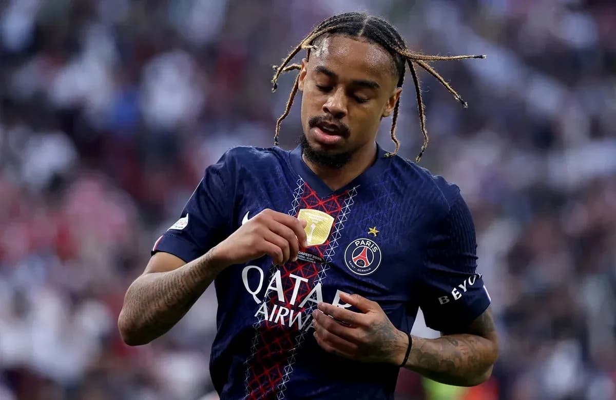 Player adjusting his jersey after match celebration Player adjusting his jersey after match celebration
